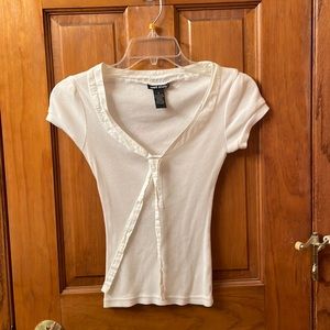 Wet Seal White Top Size Small